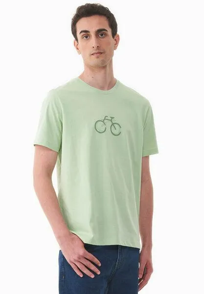 ORGANICATION ORGANICATION T-Shirt aus Bio-Baumwolle, Grün(foam green), – Produktbild 3 von 4