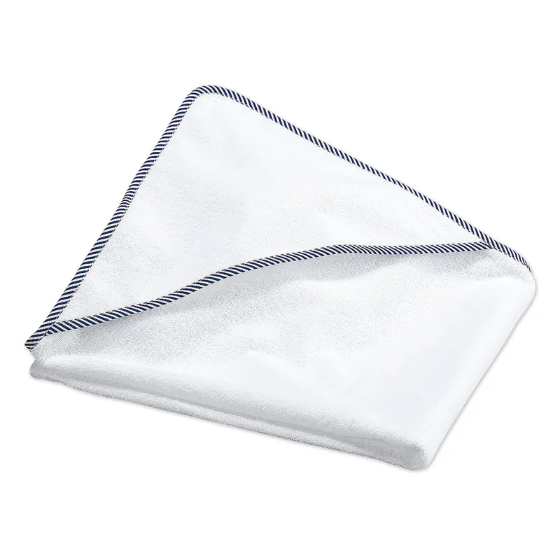 Wörner Wörner Kapuzen-Badetuch 100x100 cm weiss, Weiss, – Produktbild 1 von 1