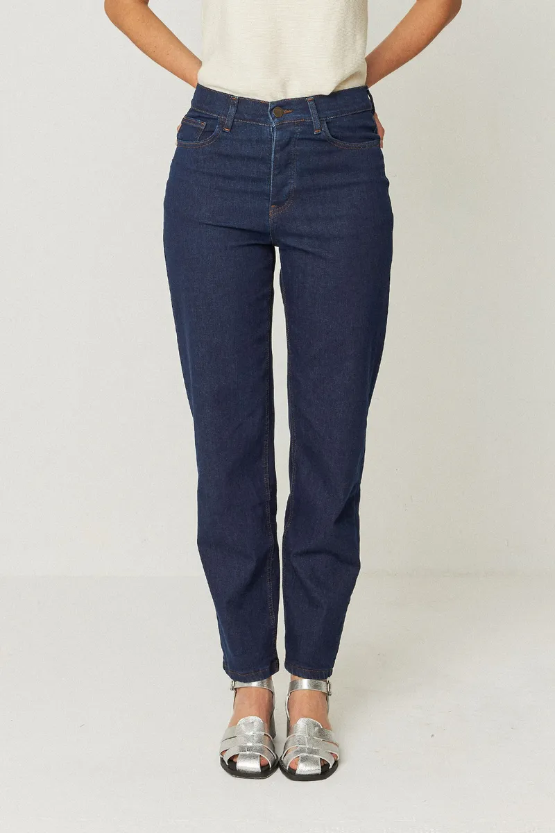 SKFK SKFK Damen vegan Hose Amata Blau, Extra dunkelblau, – Produktbild 5 von 6