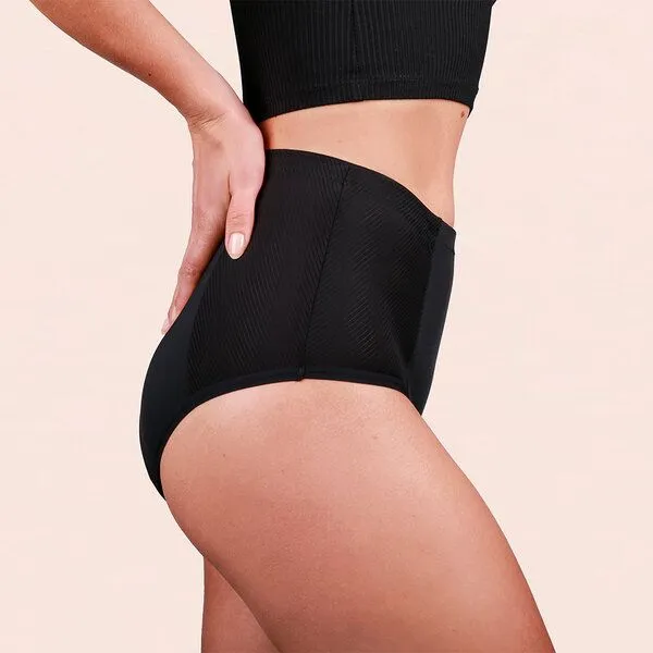 Taynie Ultra Periodenunterwäsche Biozidfrei 60°C Taynie Highwaist Ultra, 3er pack schwarz, – Produktbild 4 von 4