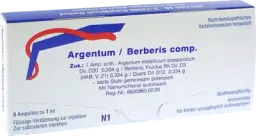 Weleda WELEDA ARGENTUM/BERBERIS comp.Ampullen 8 St Ampullen – Produktbild 1 von 1