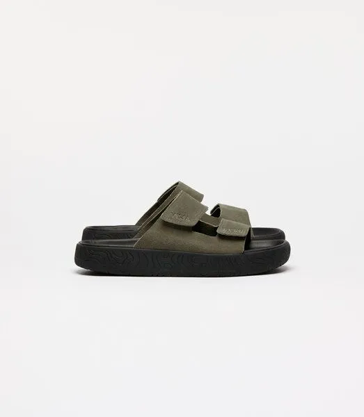 Veja Sandale Veja ETNA Suede - Unisex, Kaki kaki black (grün), – Produktbild 6 von 7