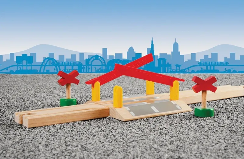 BRIO BRIO Spielzeugeisenbahn-Erweiterung BRIO® WORLD, Bahnübergang, Bunt, – Produktbild 5 von 5