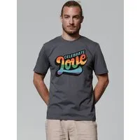 watapparel watapparel T-Shirt Unisex Celebrate Love, Anthracite, – Produktbild 1 von 1