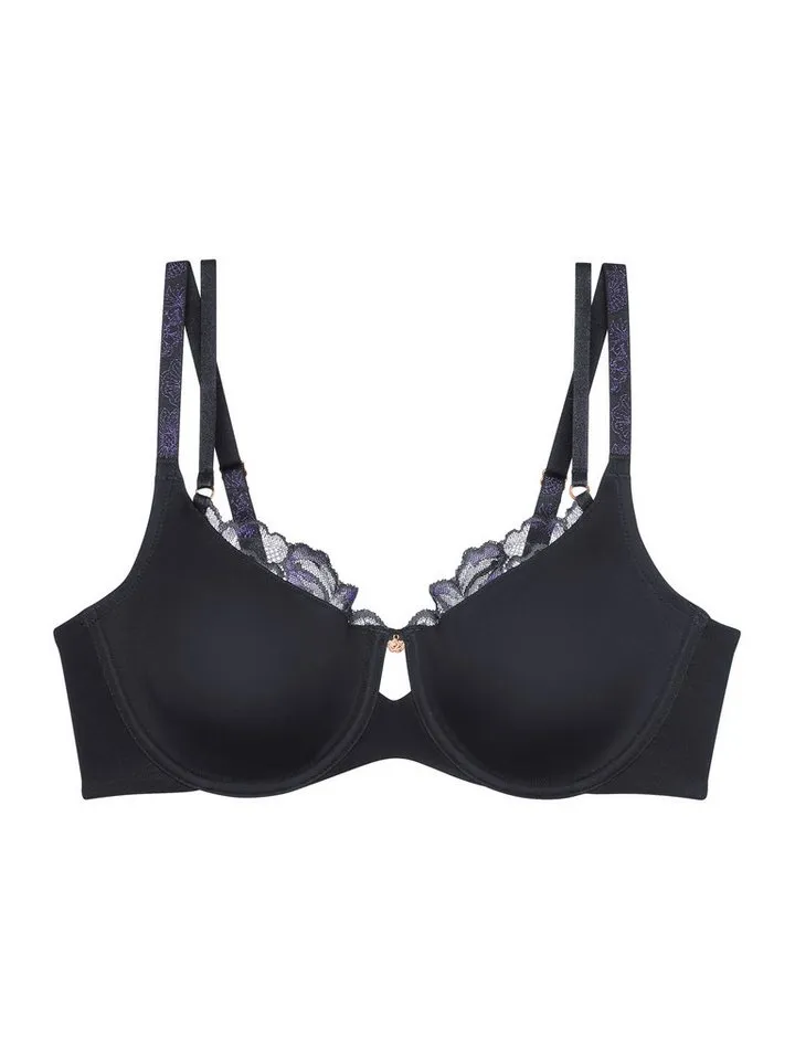 Triumph Triumph Bügel-BH Wild Gardenia Florale mit zarter Spitze und ergonomischem Komfort-Bügel, Schwarz, – Produktbild 2 von 5