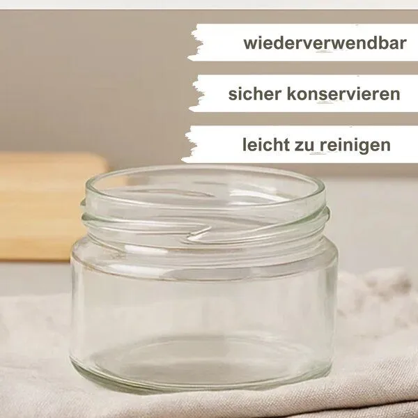 mikken mikken kleine Einmachgläser 250 ml mit Deckel TO82 – Produktbild 7 von 8