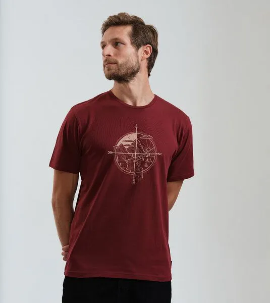 Gary Mash GARY MASH Shirt Alfresco aus Biobaumwolle, Burgund, – Produktbild 2 von 4
