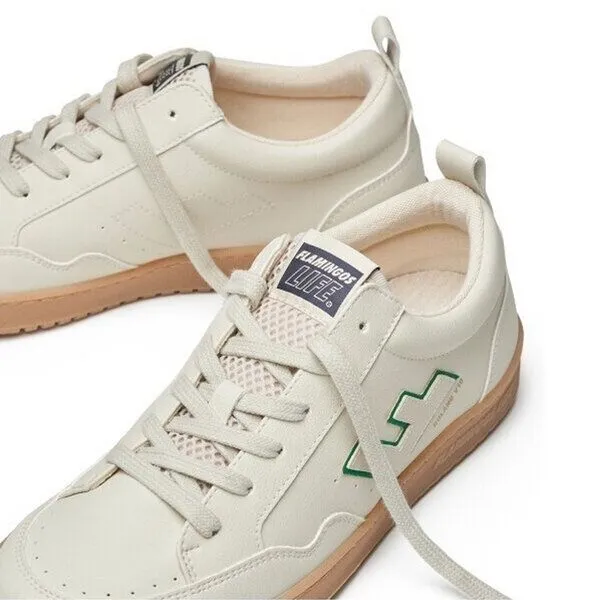 Flamingos Life Flamingos' Life Veganer Sneaker Damen und Herren Roland V.10 Gesso Green Naturale – Produktbild 3 von 4