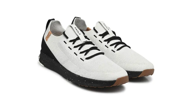 SAOLA SAOLA Herren vegan Sneaker Herren Tsavo 3 Weiß Schwarz, Schwarz, – Produktbild 2 von 2