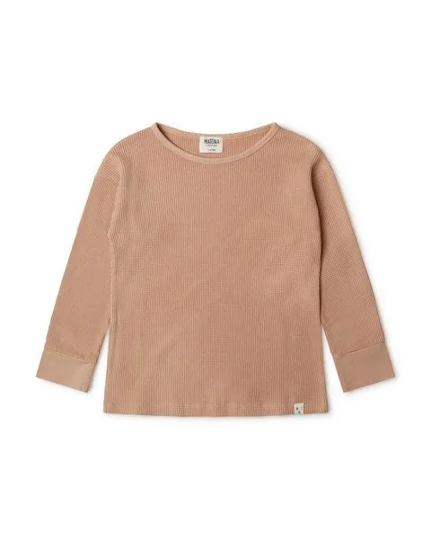 MATONA Matona Shirt aus Bio-Baumwolle für Kinder / Basic Longsleeve, Rosa, – Produktbild 3 von 3