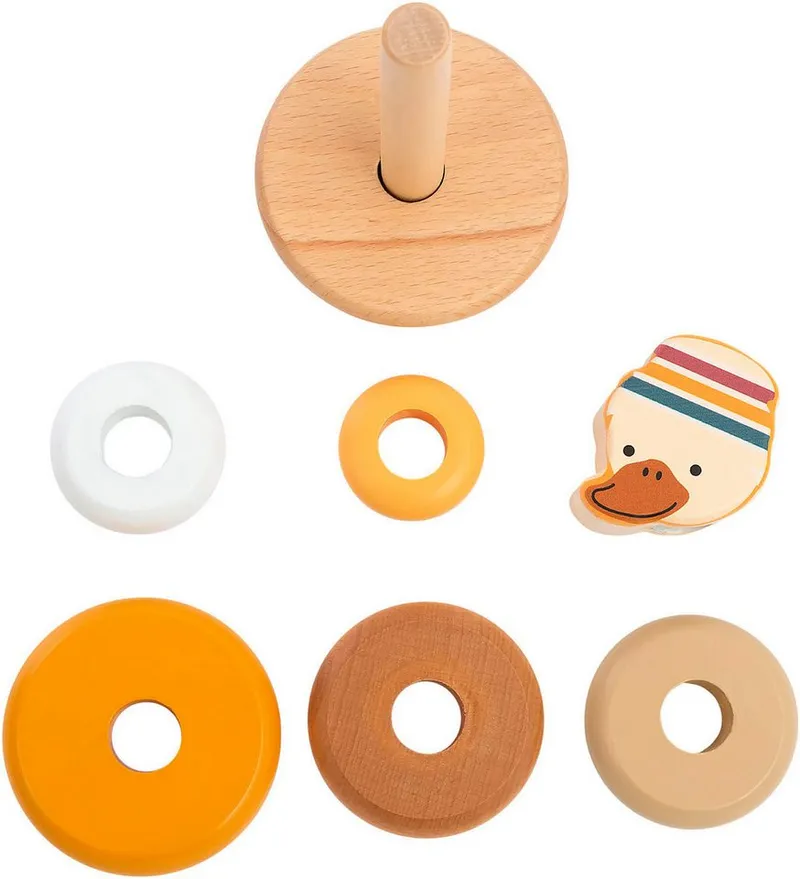 Sterntaler Sterntaler Stapelspielzeug Edda Stapelturm Holz, Beige, – Produktbild 4 von 4