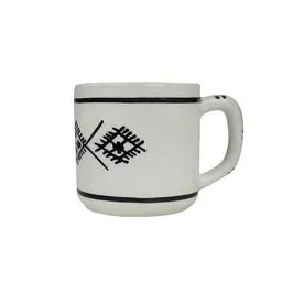 Mitienda Shop Mitienda Shop Tasse Nabeul aus Keramik weiß handbemalt, Tunesien – Produktbild 1 von 1