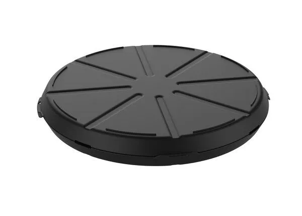 REuse REuse Pizzabox Verpackung - Essensbehälter, Schlichtes schwarz, – Produktbild 2 von 4