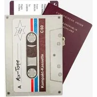 paprcuts paprcuts RFID Reisepasscover, Mixtape (beige), – Produktbild 1 von 1