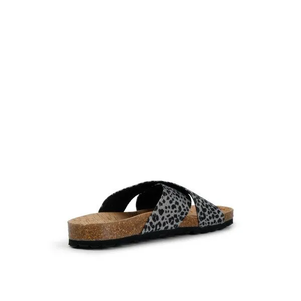 Grand Step Shoes Grand Step Shoes Vegane Pantoletten Lilo animal, Grey, – Produktbild 2 von 4