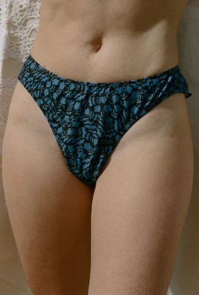 Nénés Nénés Tanga May, Blaue blumen, – Produktbild 3 von 4
