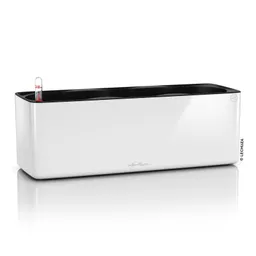 Lechuza® Lechuza® 'Cube Glossy Triple', weiß highgloss, ca. 14 x 40 x H 13,5 cm – Produktbild 1 von 1