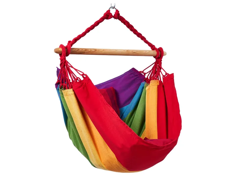 HängemattenGlück Anjo Kinderhängesitz rainbow 80 x 120 cm Tuchfläche, Mehrfarbig, – Produktbild 1 von 2