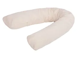 HANS NATUR Stillkissen, 200 cm, Wollkügelchen (kbT) natur Gewicht 1,5 kg – Produktbild 1 von 1