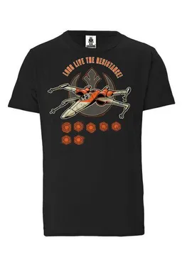 LOGOSH!RT LOGOSH!RT - Star Wars - Resistance - Starfighter - Organic T-Shirt – Produktbild 1 von 1