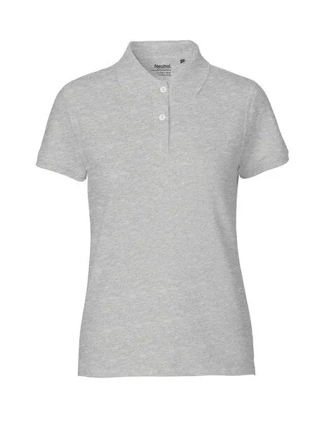Neutral® - 3FREUNDE Neutral® - 3FREUNDE Frauen Poloshirt, Hellgrau, – Produktbild 1 von 3