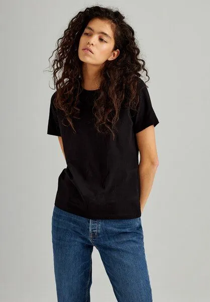 THOKKTHOKK ThokkThokk Damen T-Shirt TT85 unifarben aus Bio-Baumwolle, Peach dust (pfirsich), – Produktbild 2 von 4