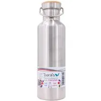Dora's Dora's Dora’s Retro-Thermosflasche (0,5l) – Doppelwandiger Edelstahl, Silber, – Produktbild 1 von 1