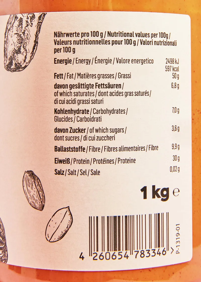 KoRo Erdnussmus 6 x 1 kg – Produktbild 4 von 5