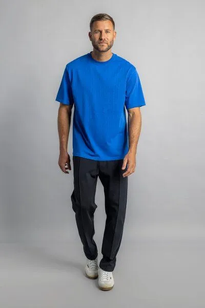 DIRTS dirts Heavy Cotton T-Shirt OVERSIZED, Royal blue, – Produktbild 2 von 4