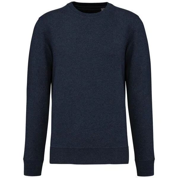 Kultgut Kultgut NEW Recycling Generation - GOTS zertifiziert - Vegan Pulloversweater / Dunkelblaumeliert, Dunkelblaumeliert, – Produktbild 1 von 4