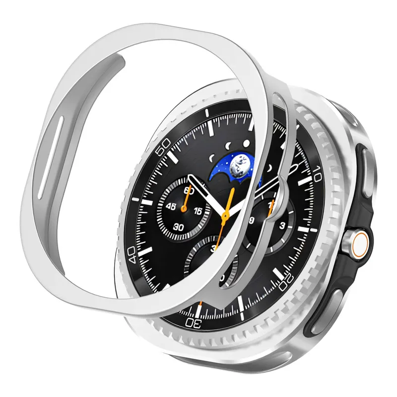 imoshion imoshion Bumper Hard Case für das Samsung Galaxy Watch 8 Classic (46 mm), Silber, – Produktbild 1 von 1