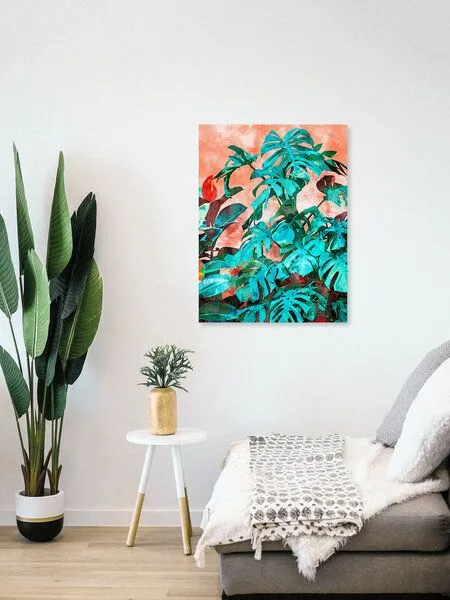 Photocircle Photocircle Poster / Leinwandbild - Monstera in My Backyard – Produktbild 4 von 4