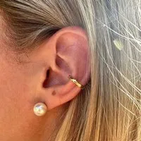 MOANINA MOANINA Ohrring Earcuff Calobra - 925 Silber/18k Gold Vermeil – Produktbild 1 von 1