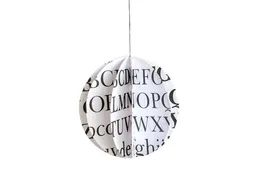 renna deluxe renna deluxe Weihnachtskugel Kugel mit Noten aus Papier Baumschmuck – Produktbild 1 von 1