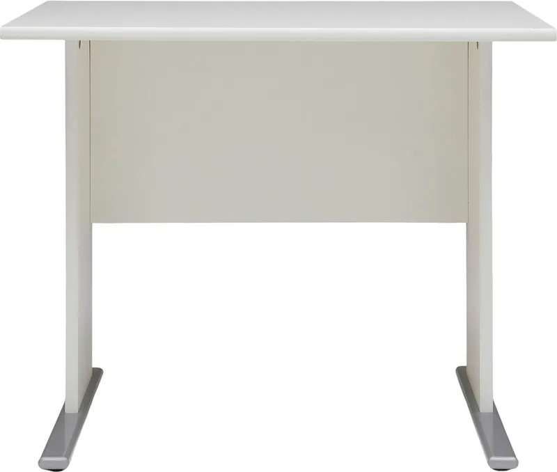 Schildmeyer Schreibtisch Serie 200, Schreibtisch, Made in Germany, B: 90 cm, Solide Verarbeitung - Dieses Produkt ist in Deutschland gefertigt, Weiß, – Produktbild 1 von 3