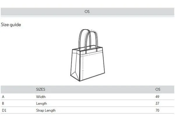 University of Soul University of Soul Shopping Bag aus Bio-Baumwolle "Sheila", Schwarz, – Produktbild 4 von 4
