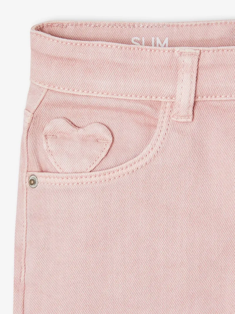 Vertbaudet Mädchen Slim-Fit-Hose, Pudrig rosa, – Produktbild 3 von 3