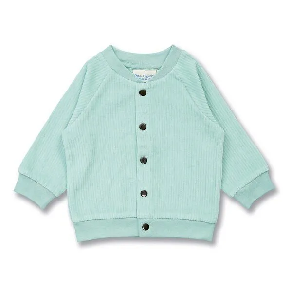 Sense Organics Sense Organics Babyjacke aus Nicki in Eismintgrün, Modell YANNIE, Eismintgrün, – Produktbild 1 von 3