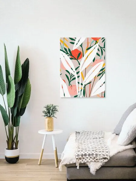Photocircle Photocircle Poster / Leinwandbild - Abstract Plant Blush – Produktbild 4 von 4