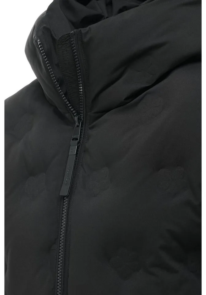 ragwear ragwear Outdoorjacke Lynnox Embossed Y Leichte Winterjacke mit Kapuze, wasserdicht und winddicht, Schwarz, – Produktbild 5 von 5