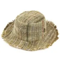 short'n'pietz short'n'pietz Sommerhut aus Hanf, Beige grün gestreift, – Produktbild 1 von 1