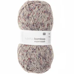 Rico Design Rico Design Superba Bamboo superwash Konfetti Grau – Produktbild 1 von 1