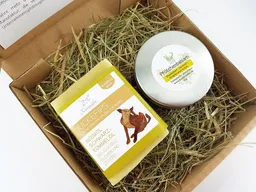 Küstenseifen Manufaktur Küstenseifen Manufaktur Bio-Hundepflege - Geschenk-Set: Bio-Hundeseife "Juckefips"/ Shampooseife / Fellseife für Hunde und Bio-Pfötchenbalsam – Produktbild 1 von 1