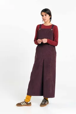 SUITE13LAB SUITE13LAB Damen vegan Jumpsuit Mira Cord Braun – Produktbild 1 von 1