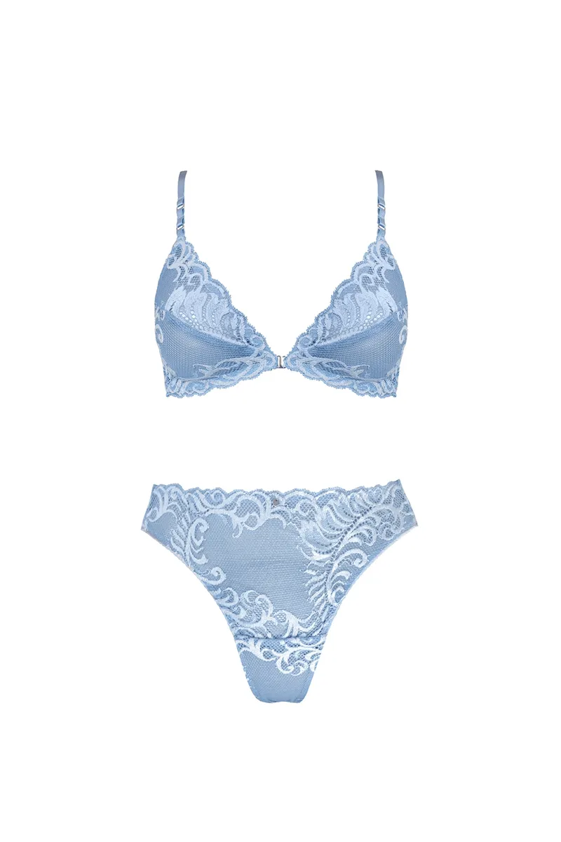 Anekdot Anekdot Damen vegan Dessous Set Ether, Blau, – Produktbild 1 von 2