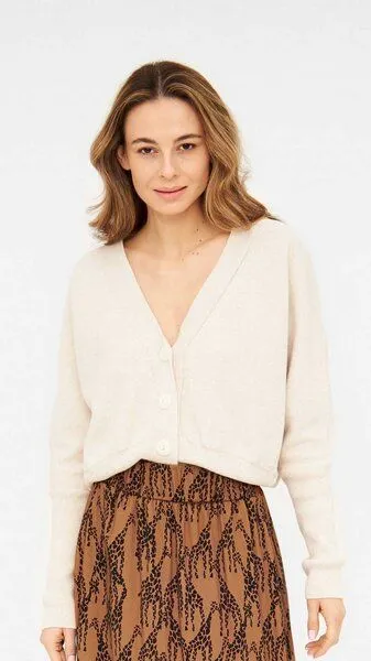 WiDDA berlin WiDDA berlin Cardigan KARA aus Bio-Baumwolle, Natur, – Produktbild 2 von 2