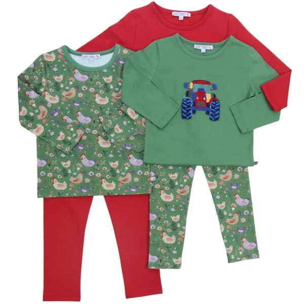 Enfant Terrible Enfant Terrible Shirt, Bouclé traktorstickerei grass, – Produktbild 4 von 4
