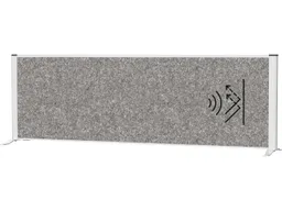 Maul MAUL Sideboard-Trennwand "MAULconnecto" silber, Akustik 160 x 50 cm, dunkelgrau – Produktbild 1 von 1