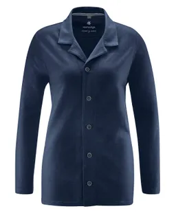 HempAge Hempage Herren vegan Pyjama Hemd Marineblau – Produktbild 1 von 1