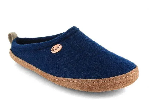 WoolFit WoolFit Tundra - Nachhaltige Hausschuhe für Damen und Herren, Blau, – Produktbild 1 von 4